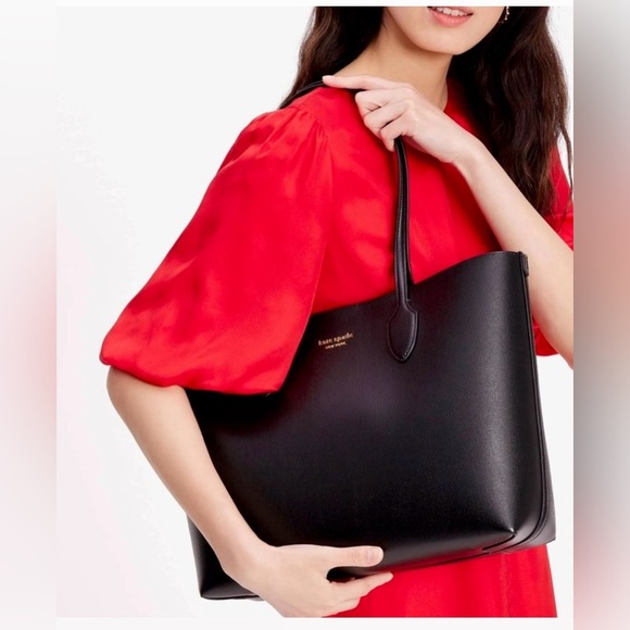 Kate Spade Bleecker Large Black Tote | Good Used Condition - Picture 4 of 17